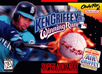 Ken Griffey Jr's Winning Run Super Nintendo US box art
